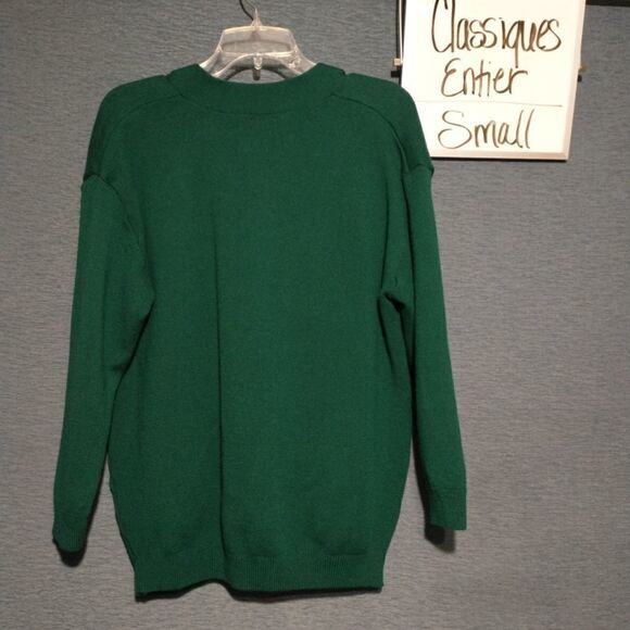 Classiques Entire teal 3 button men's cardigan size small - Picture 3 of 5